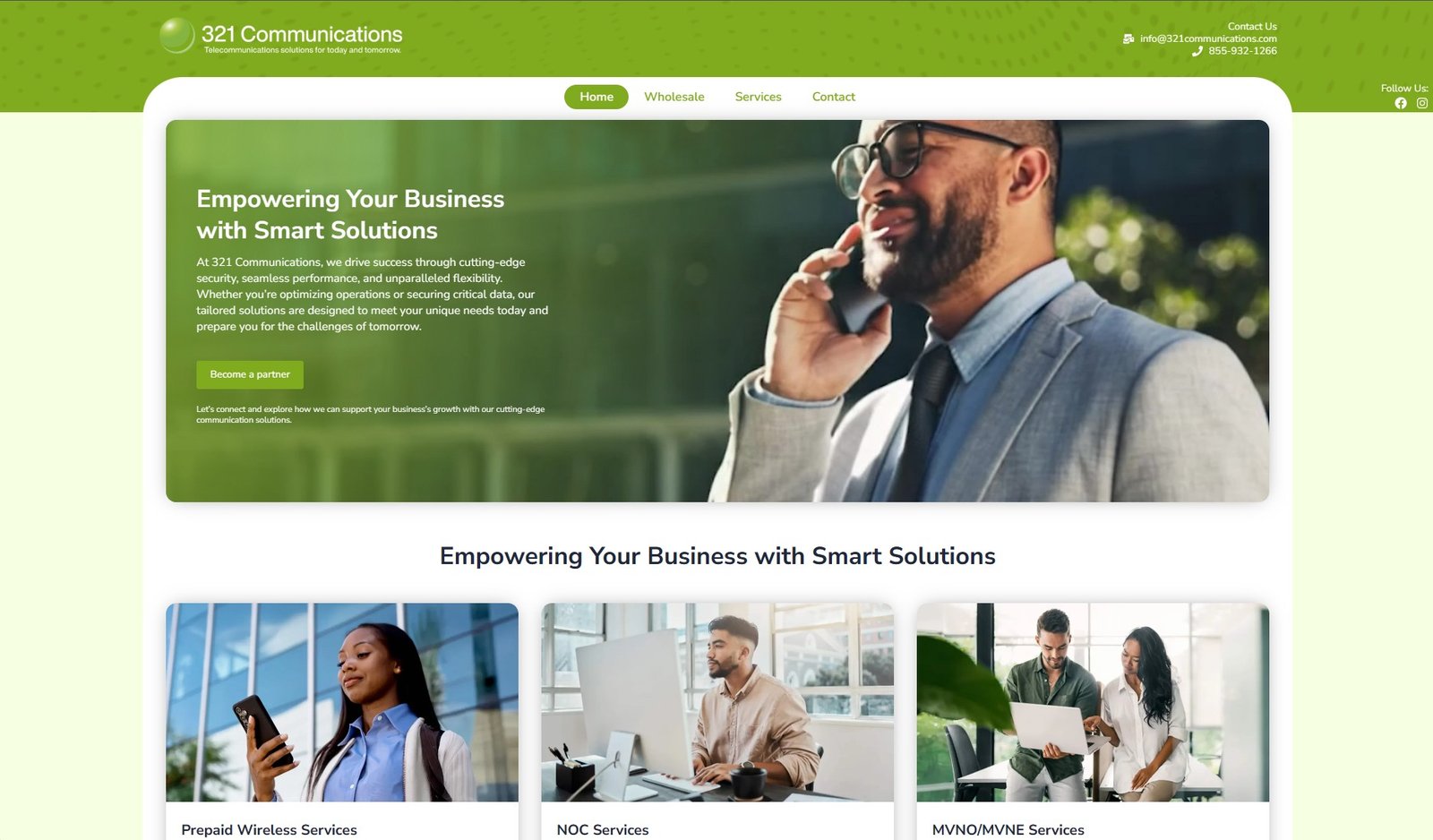 Preview of the 321 Communications project