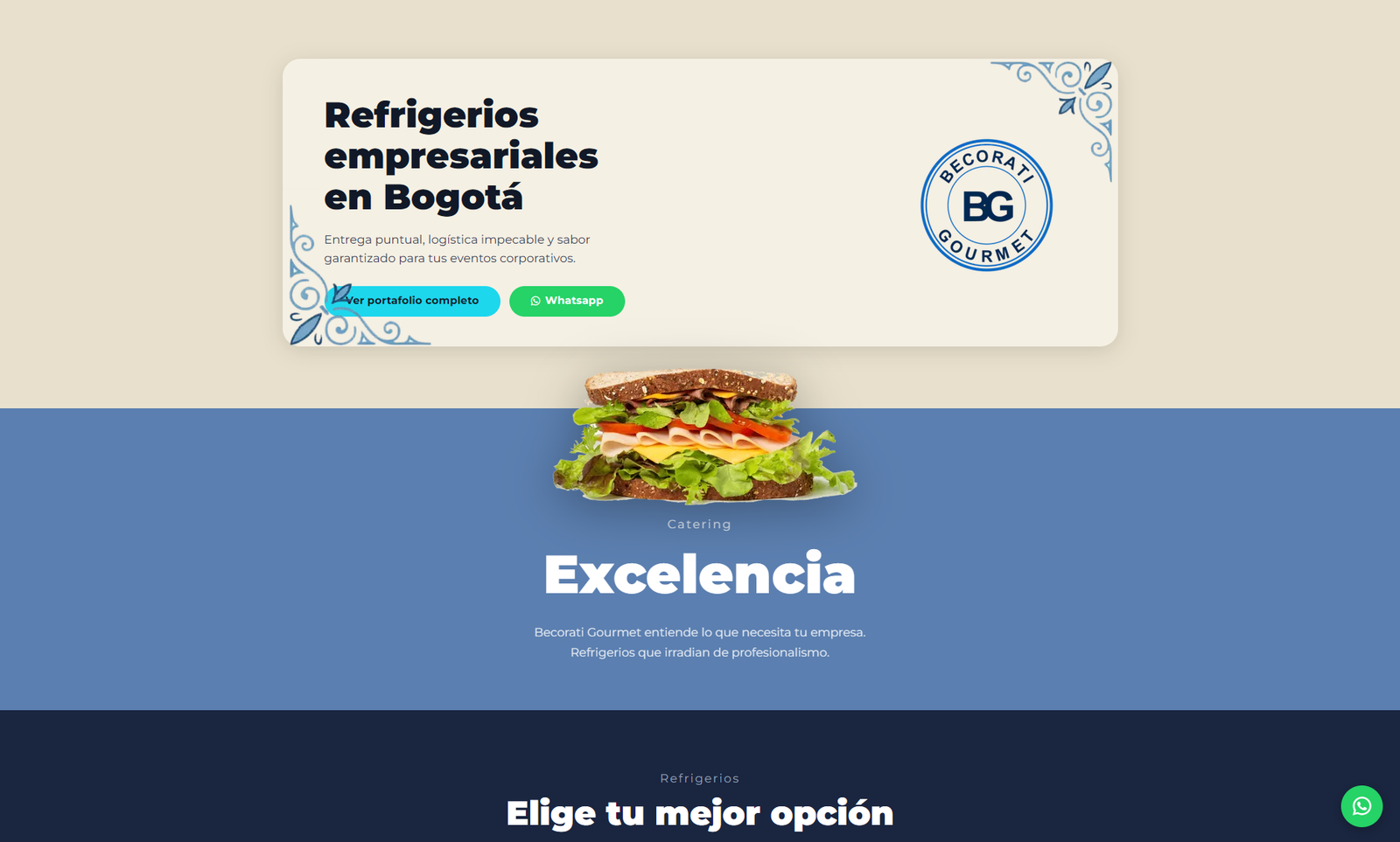 Preview of the Becorati · Corporate Snacks project