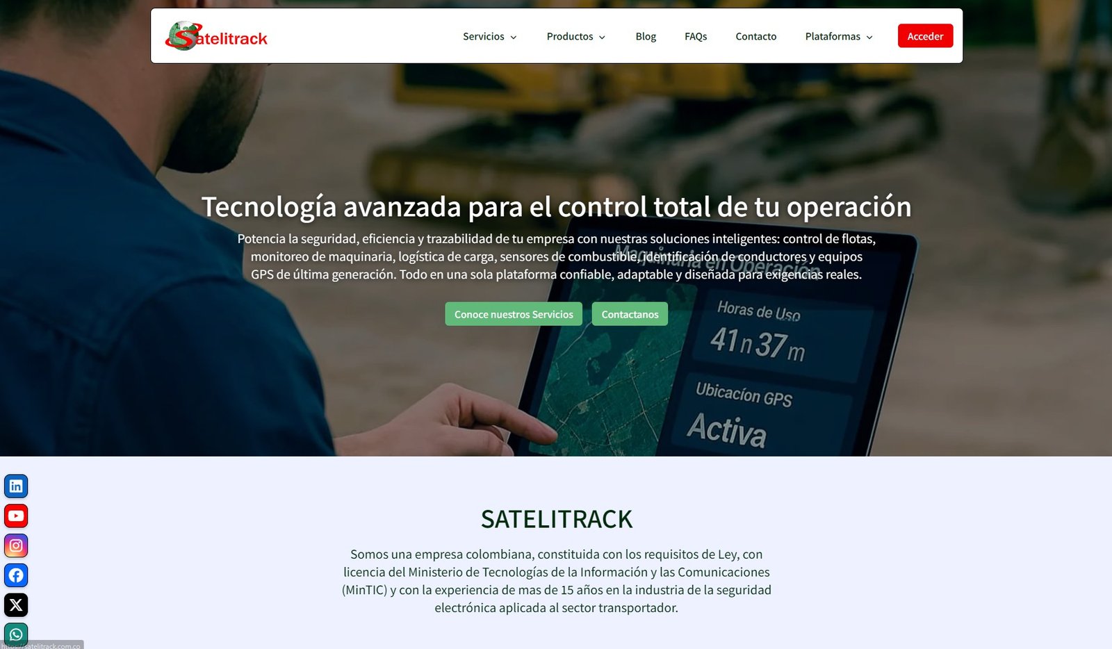 Preview of the Satelitrack project