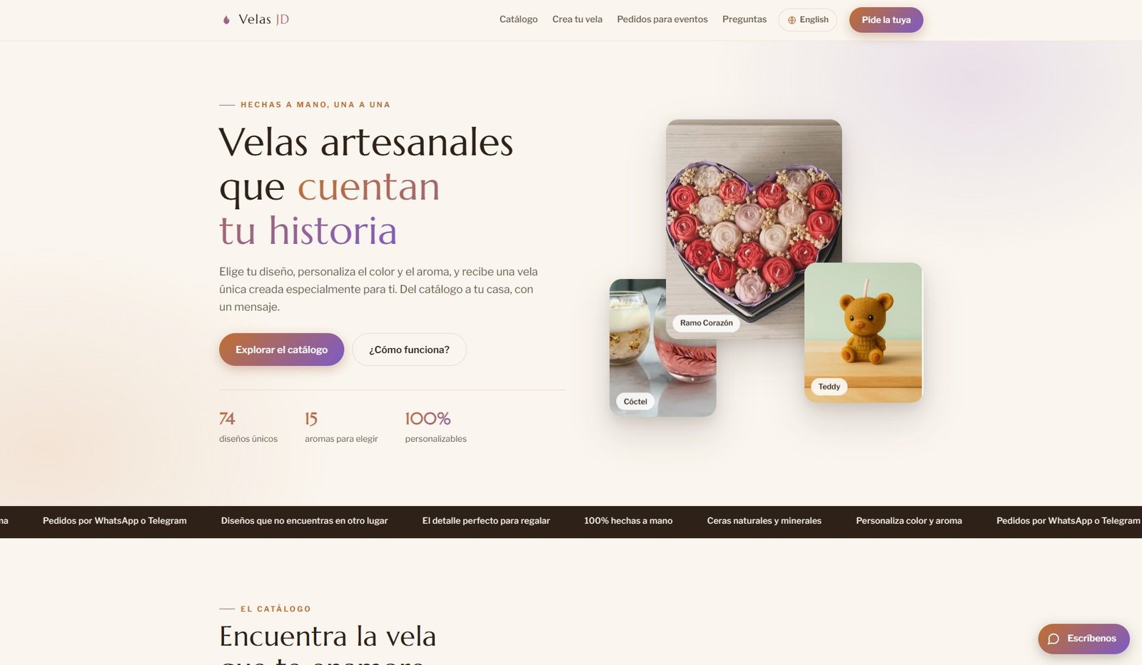 Preview of the Velas JD project